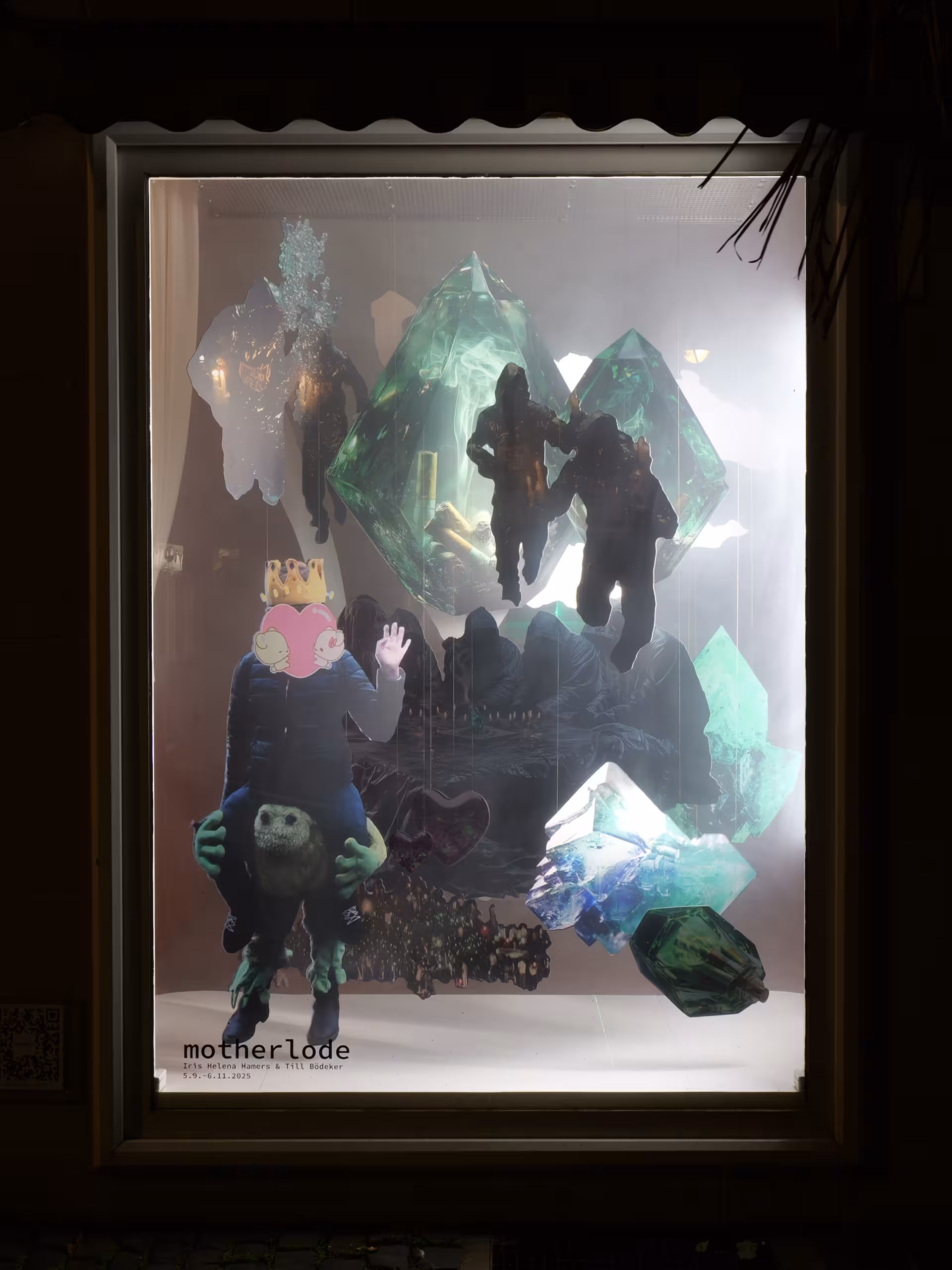 3D Bild welches eine Bergbesteigung zeigt